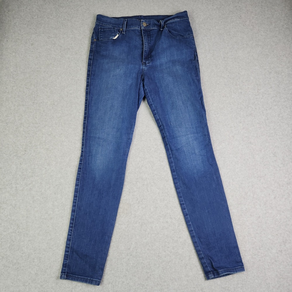 Mott & Bow Jeans Women 29W Blue Denim High Rise Medium Indigo Stretch Skinny Leg